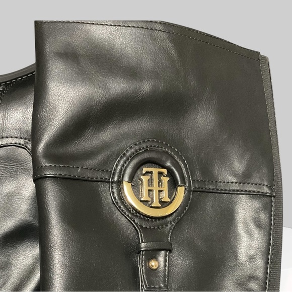NEW Tommy Hilfiger Black Boots - Picture 3 of 6